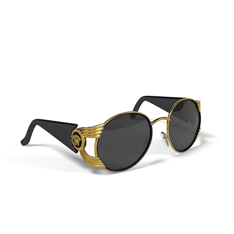round versace glasses